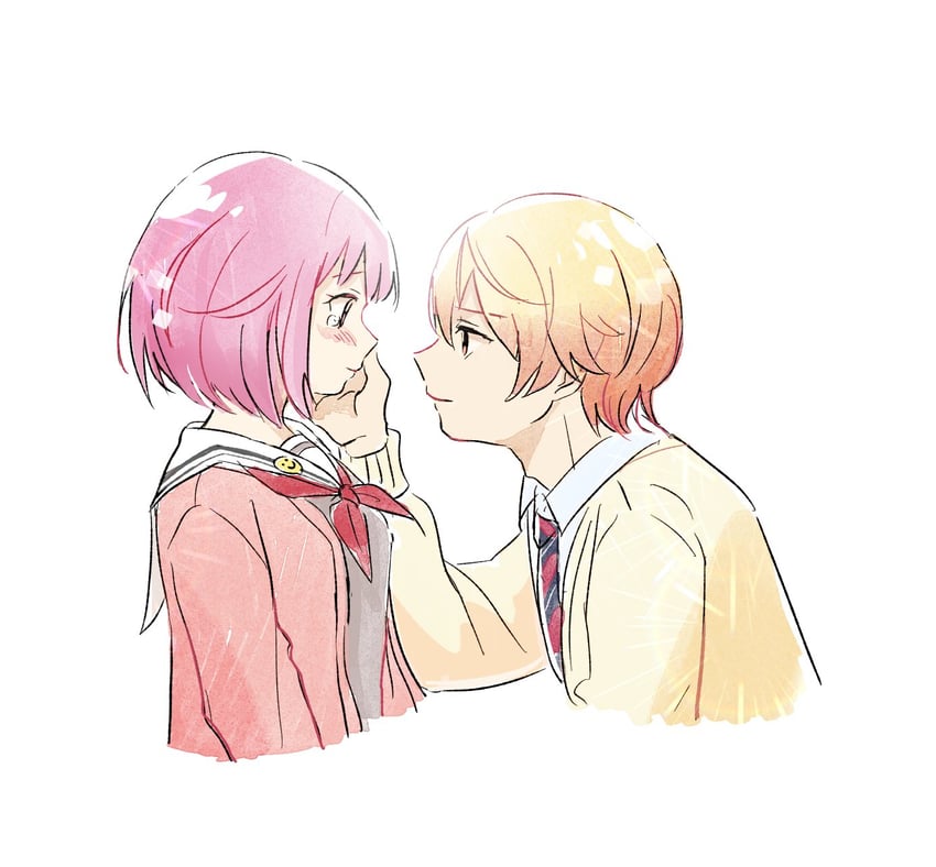 ootori emu and tenma tsukasa (project sekai) drawn by momomo_(m0_3)