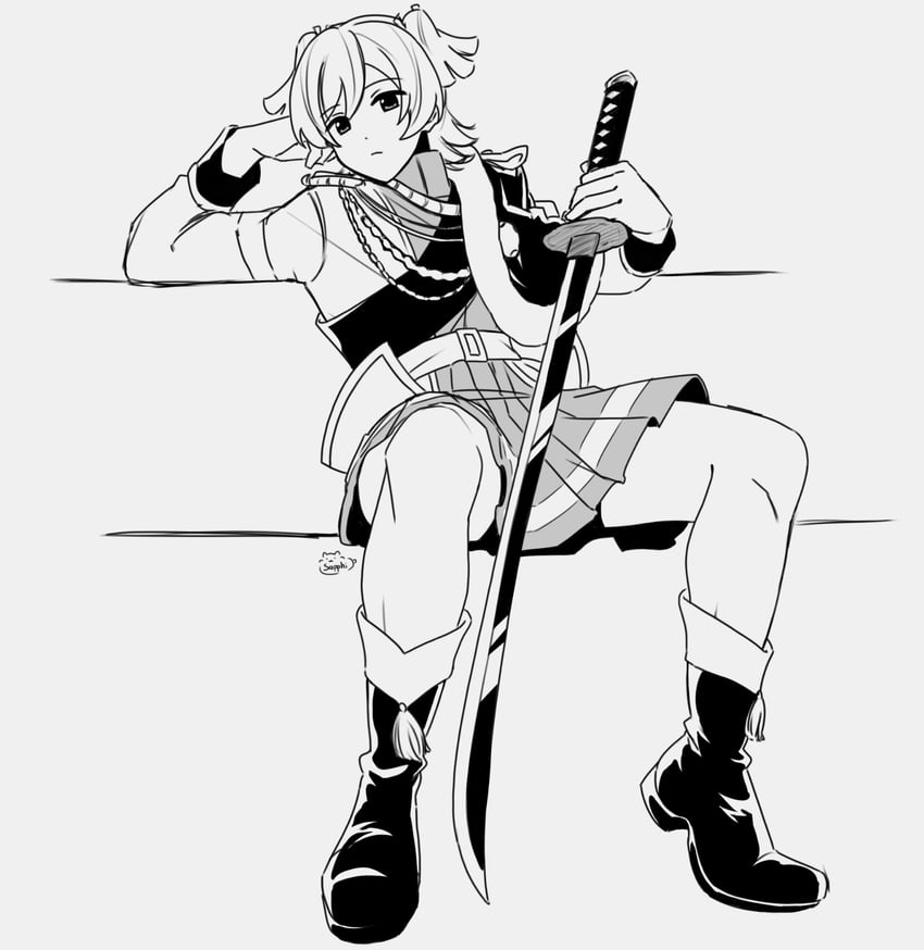 daiba nana (shoujo kageki revue starlight) drawn by sapphi_(sky_dreamsky)