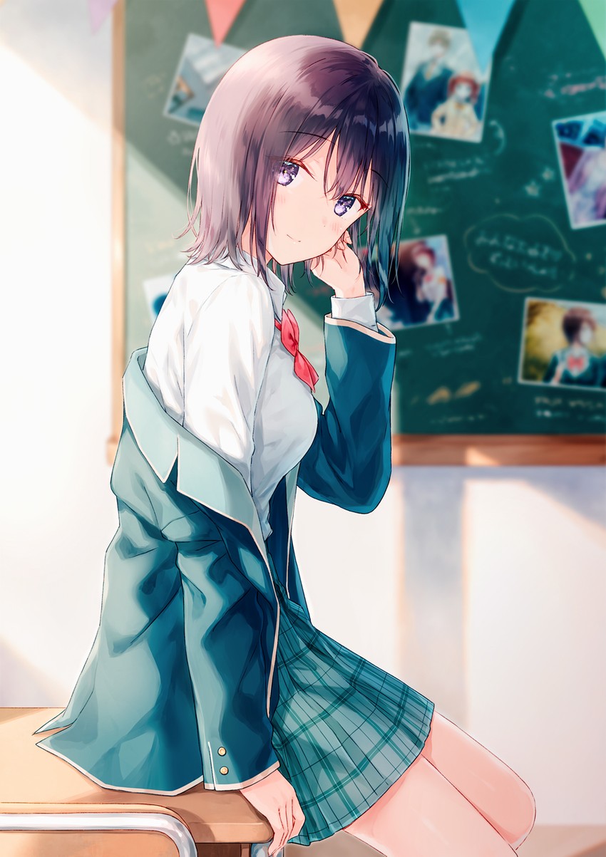 minase akiha (sankaku no kyori wa kagirinai zero) drawn by hiten_(hitenkei)