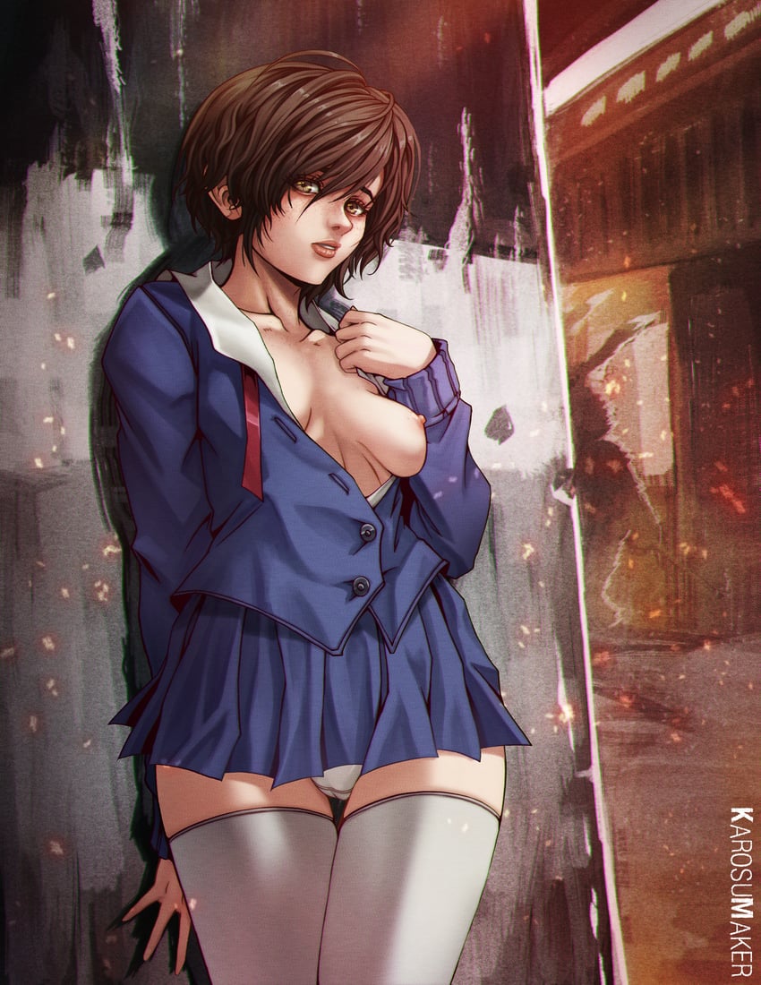 alessa gillespie (silent hill and 1 more) drawn by karosu_maker