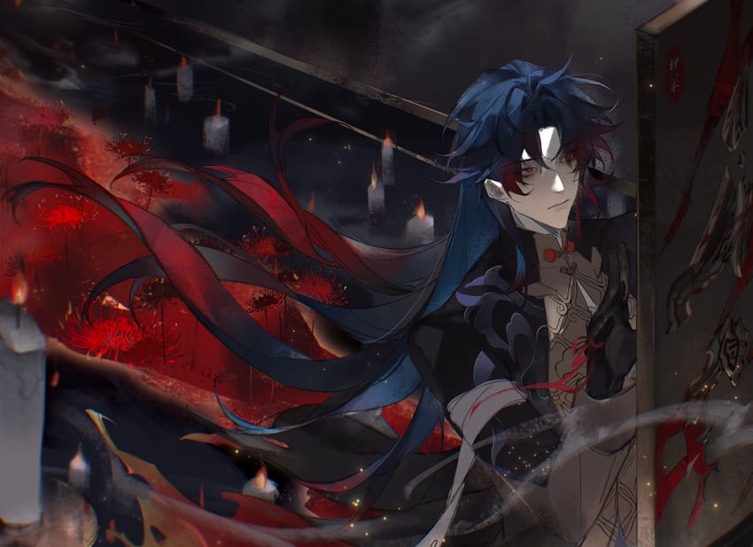 blade and jing yuan (honkai and 1 more) drawn by wildwolf_group
