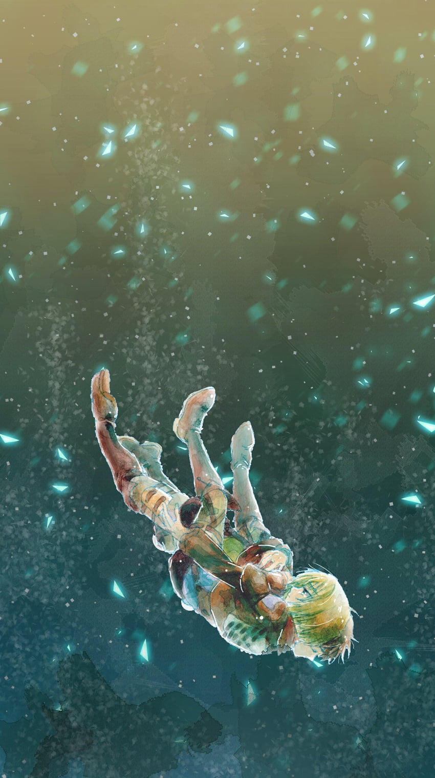 eren yeager and armin arlert (shingeki no kyojin) drawn by hachi78b