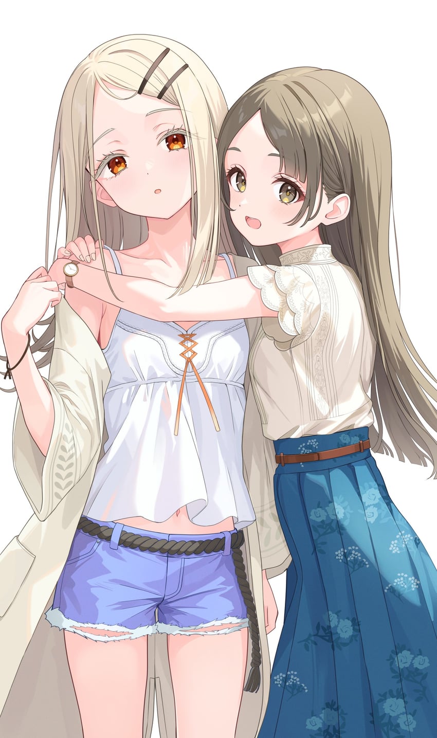 shinosawa hiro and kuramoto china (idolmaster and 1 more) drawn by kitano_yukito