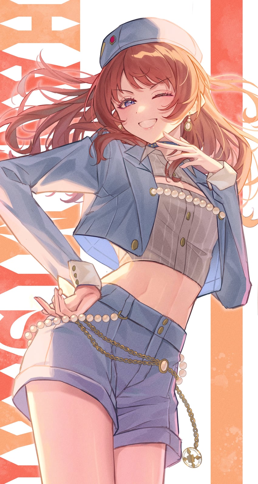 hanami saki (idolmaster and 1 more) drawn by isana615
