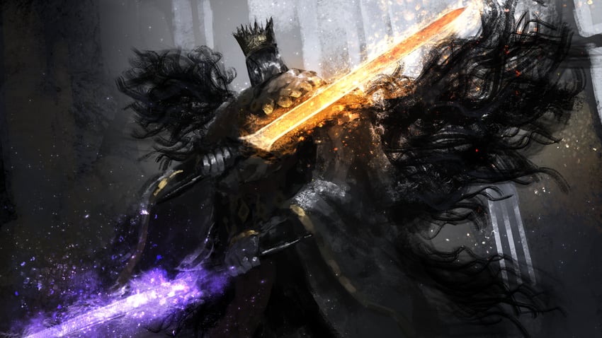 pontiff sulyvahn (dark souls and 1 more) drawn by asaki_(asaki_vision)