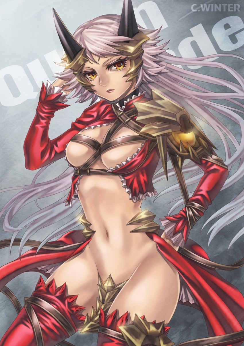 aldra and queen aldra (queen's blade) drawn by winter_(winter168883)