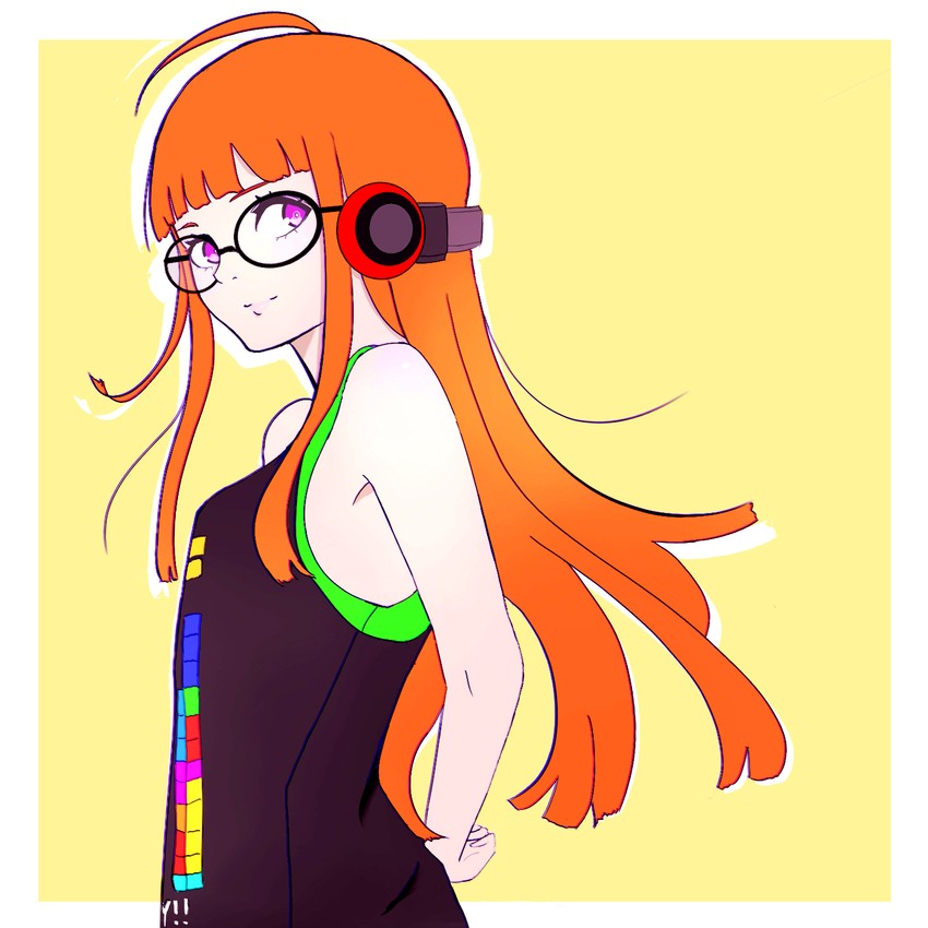 sakura futaba (persona and 1 more) drawn by kokorozashi_muro_koutarou