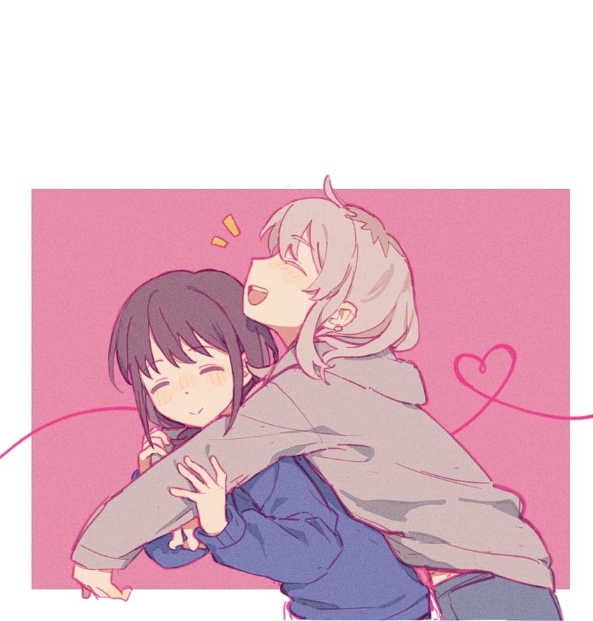 iseri nina and kawaragi momoka (girls band cry) drawn by rice_(somasuki_77)