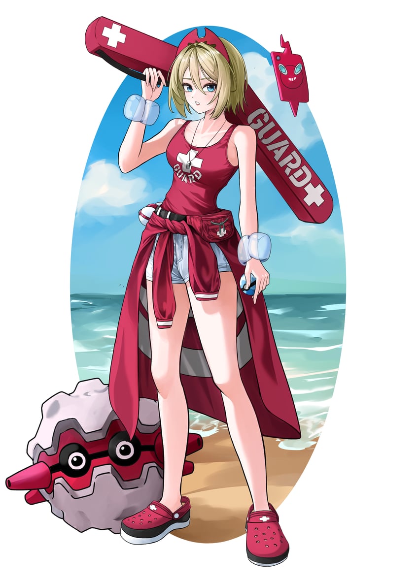 rotom, rotom phone, irida, and forretress (pokemon and 1 more) drawn by dorosi033
