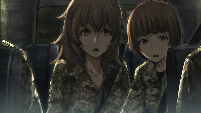 amane yuki and nakase katsumi (steins;gate and 1 more) drawn by huke
