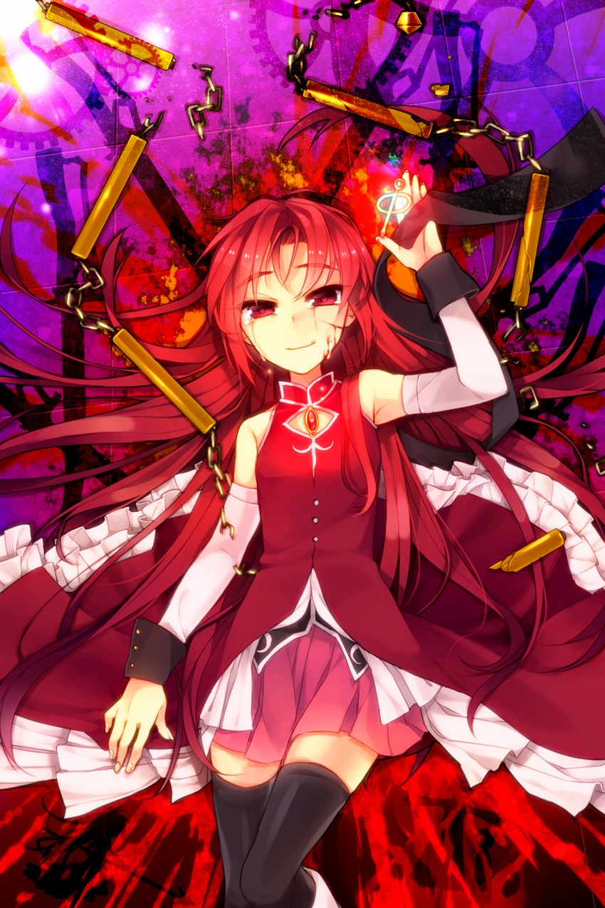 sakura kyoko (mahou shoujo madoka magica) drawn by tateshina_ryouko