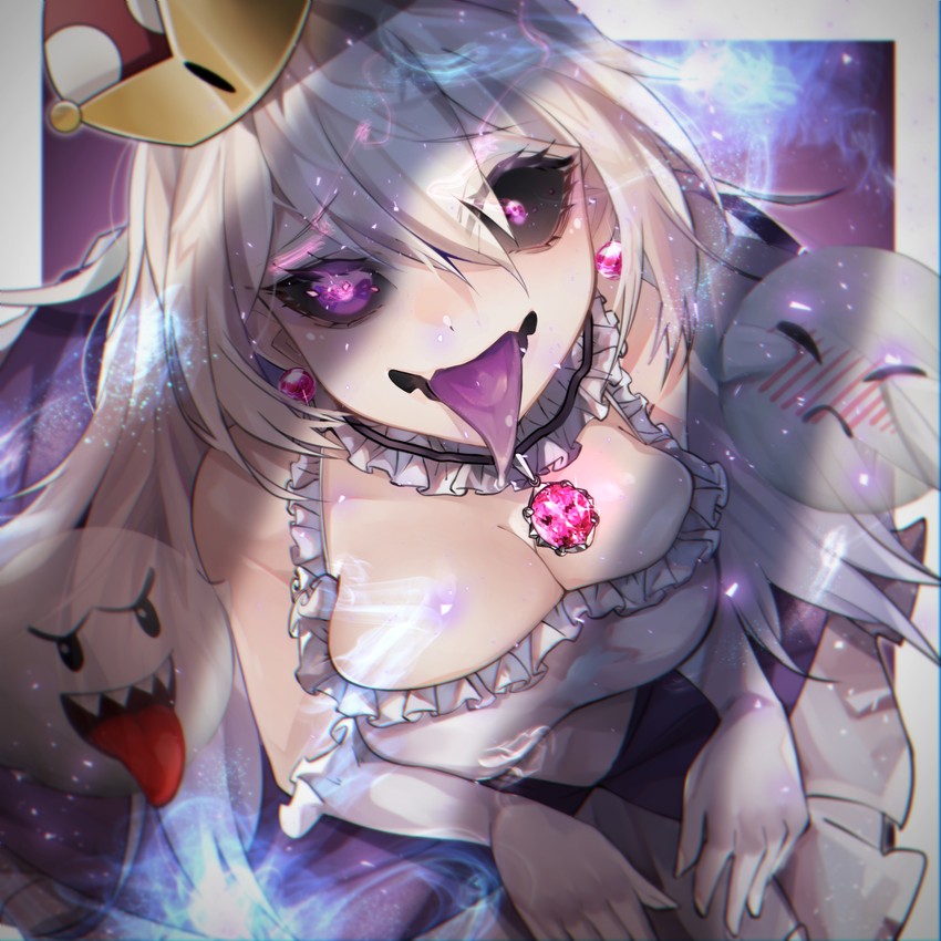 princess king boo and boo (mario and 2 more) drawn by nanase_akira_(ekmm4442)