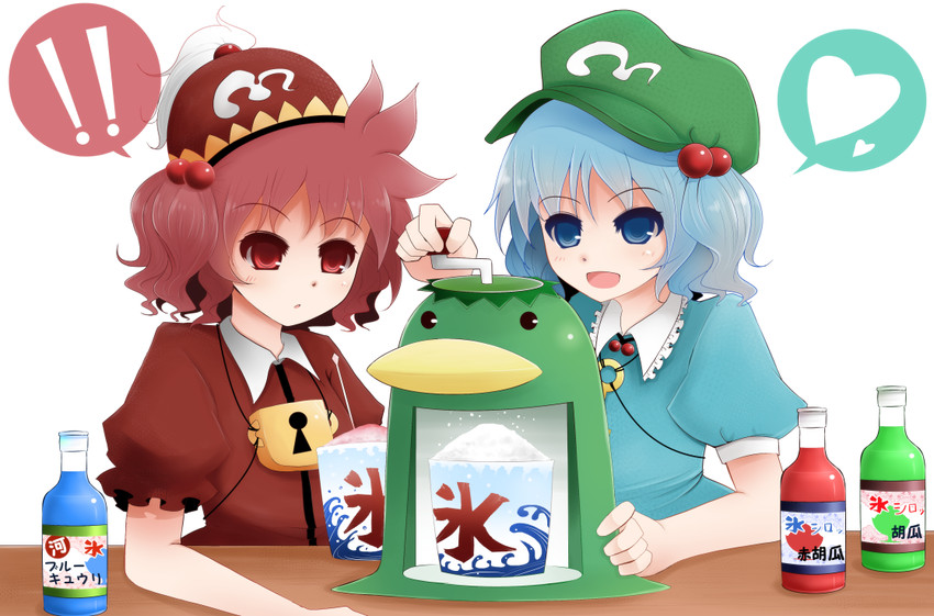 kawashiro nitori and kawashiro mitori (original and 1 more) drawn by arano_oki