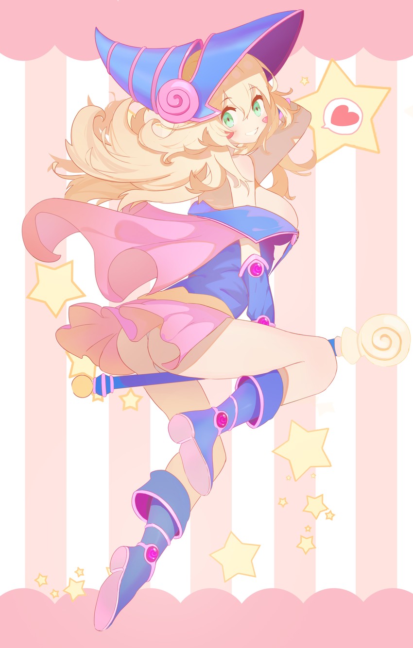dark magician girl (yu-gi-oh!) drawn by mu_liu_zi