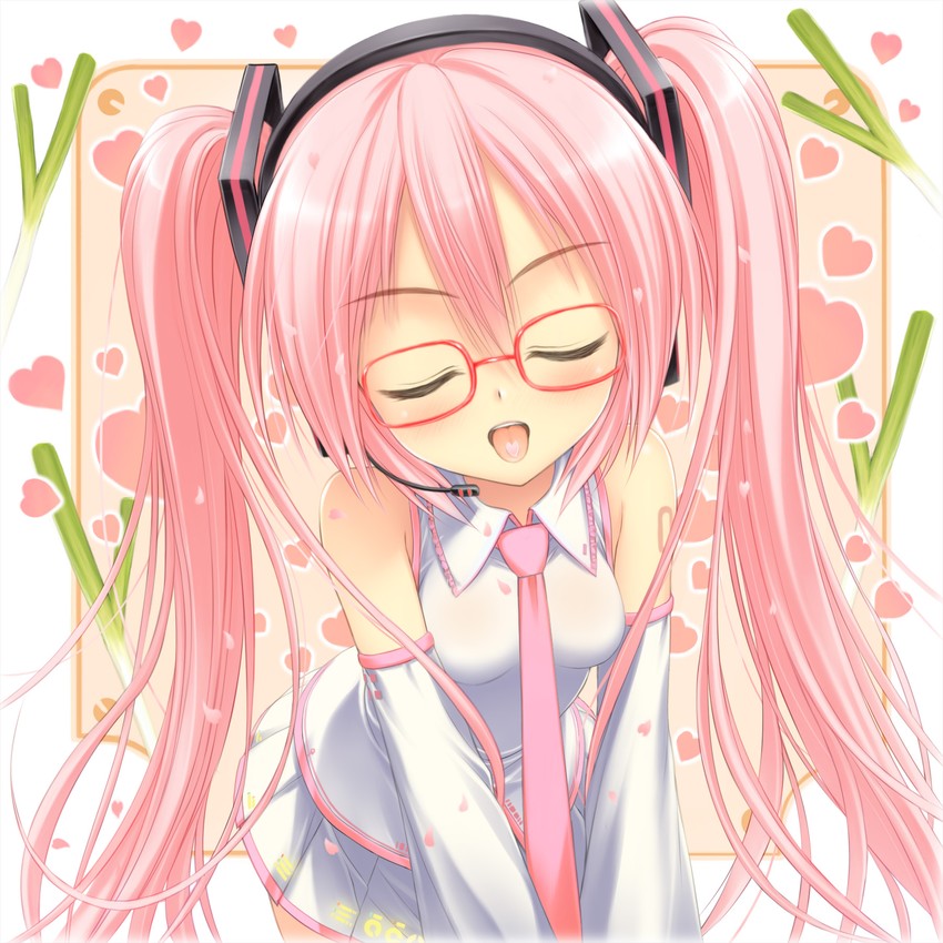 hatsune miku and sakura miku (vocaloid) drawn by norita