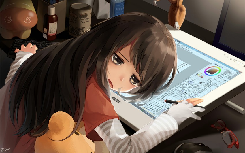 original and 2 more drawn by bison_cangshu
