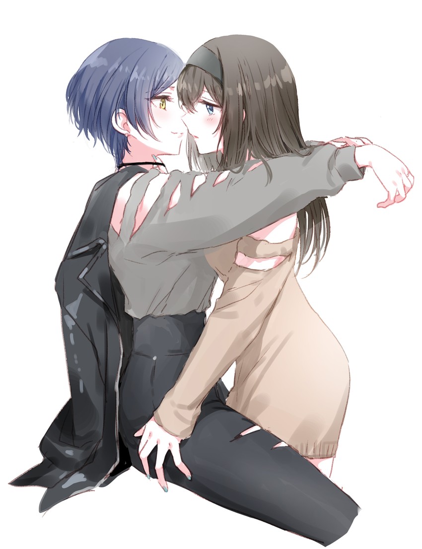 sagisawa fumika and hayami kanade (idolmaster and 1 more) drawn by romi_(346_ura)