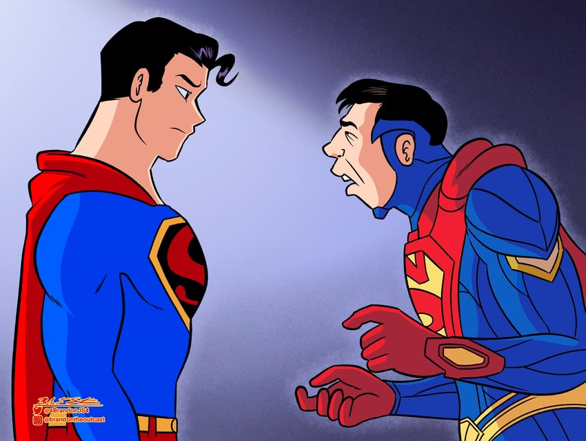 superman (dc comics and 3 more) drawn by brandon_santiago