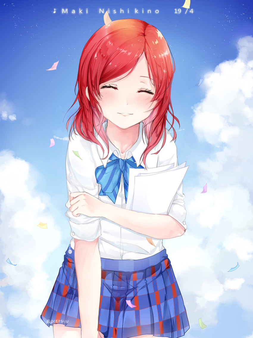 nishikino maki (love live! and 1 more) drawn by oretsuu