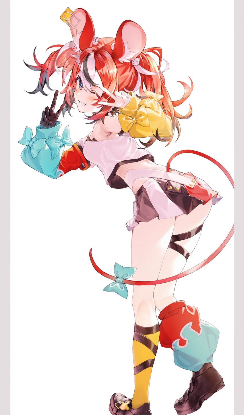 hakos baelz (hololive and 1 more) drawn by hinatan_(hinatan_krnk)