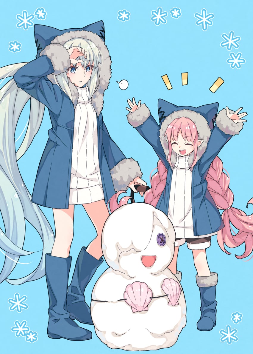 mash kyrielight, morgan le fay, and habetrot (fate and 1 more) drawn by saipaco