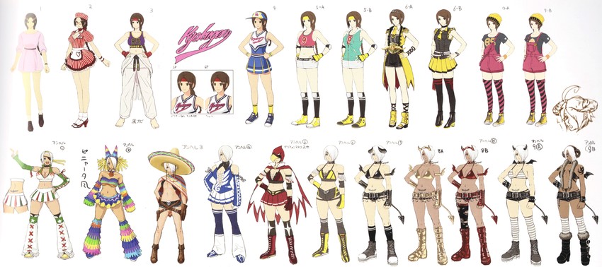 angel, yuri sakazaki, and tizoc (the king of fighters and 3 more)