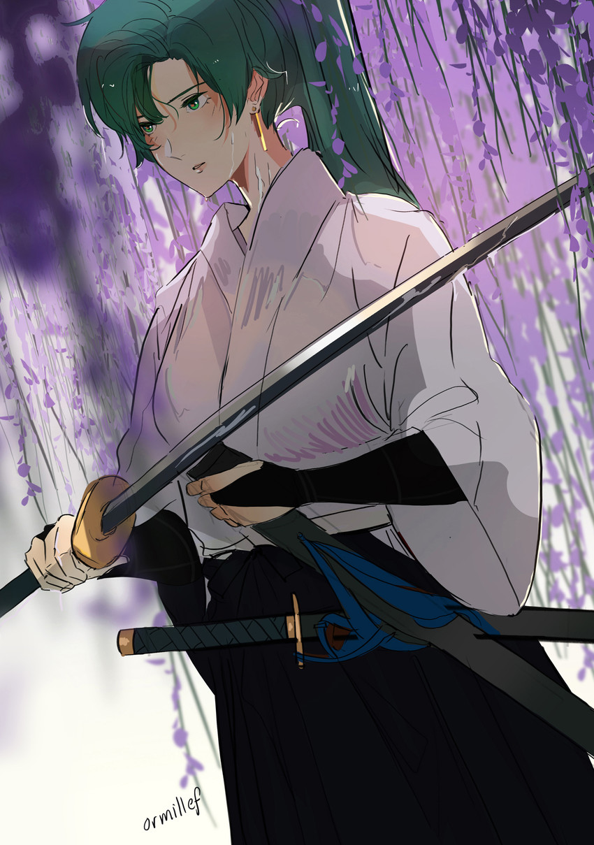 lyn (fire emblem and 2 more) drawn by ormille