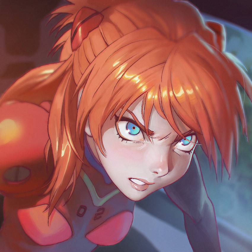 souryuu asuka langley (neon genesis evangelion and 1 more) drawn by ilya_kuvshinov