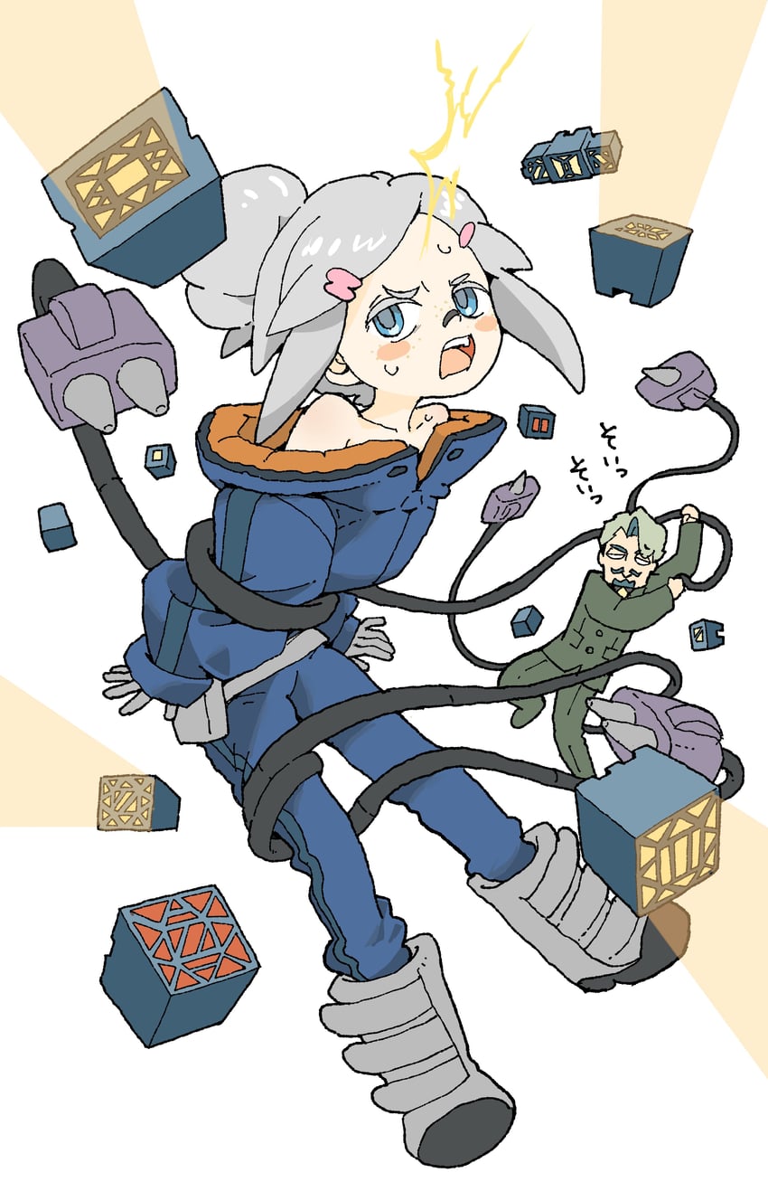 challia bull and deux murasame (gundam and 1 more) drawn by yukimoto_shuuji_(gurigura)