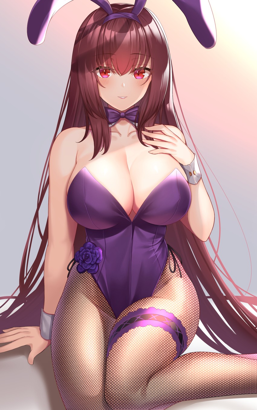 scathach (fate and 1 more) drawn by komainu_(yamaha1997)