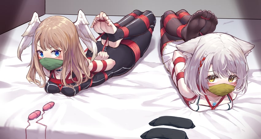 mio and eunie (xenoblade chronicles and 1 more) drawn by xiongmao