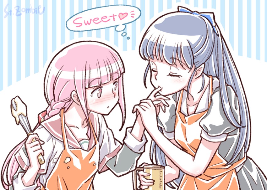 tamaki iroha and nanami yachiyo (mahou shoujo madoka magica and 1 more) drawn by studiozombie