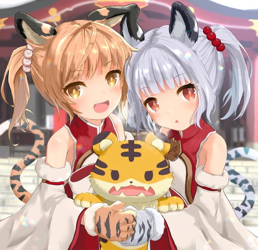 bai, huang, and laolao (granblue fantasy) drawn by cafe_(owleelcafe)