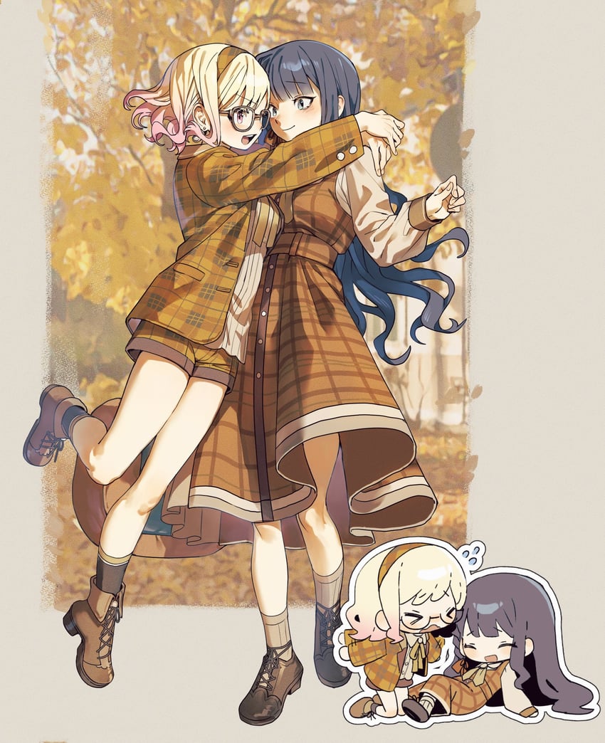 tenma saki and hoshino ichika (project sekai) drawn by gamtwi111