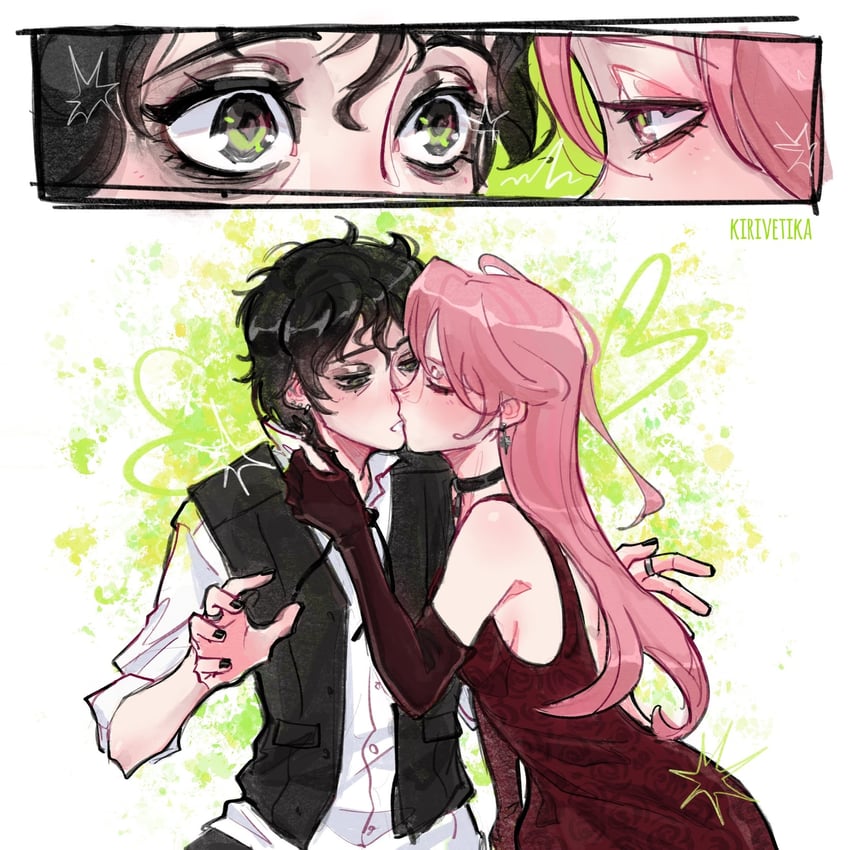 koga mitsuki and oosawa aya (kininatteru hito ga otoko ja nakatta) drawn by kirivetika