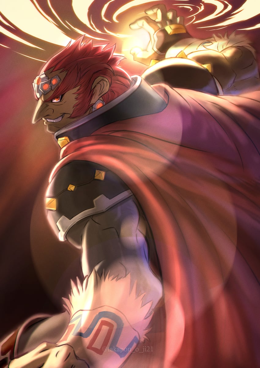 ganondorf (the legend of zelda and 1 more) drawn by takapon-o-ji