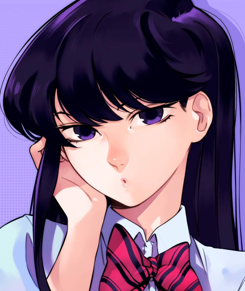 komi shouko (komi-san wa komyushou desu) drawn by cesar_art456