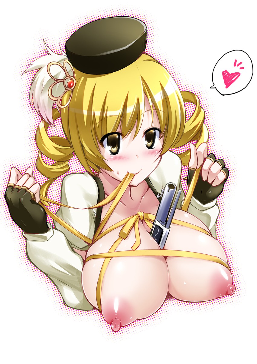 tomoe mami (mahou shoujo madoka magica) drawn by c.r.