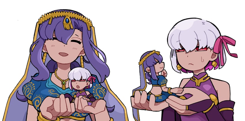 kama and parvati (fate and 1 more) drawn by keshigomusan1