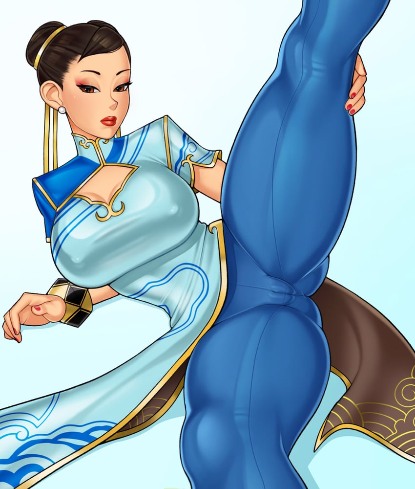 chun-li (street fighter and 1 more) drawn by loodncrood