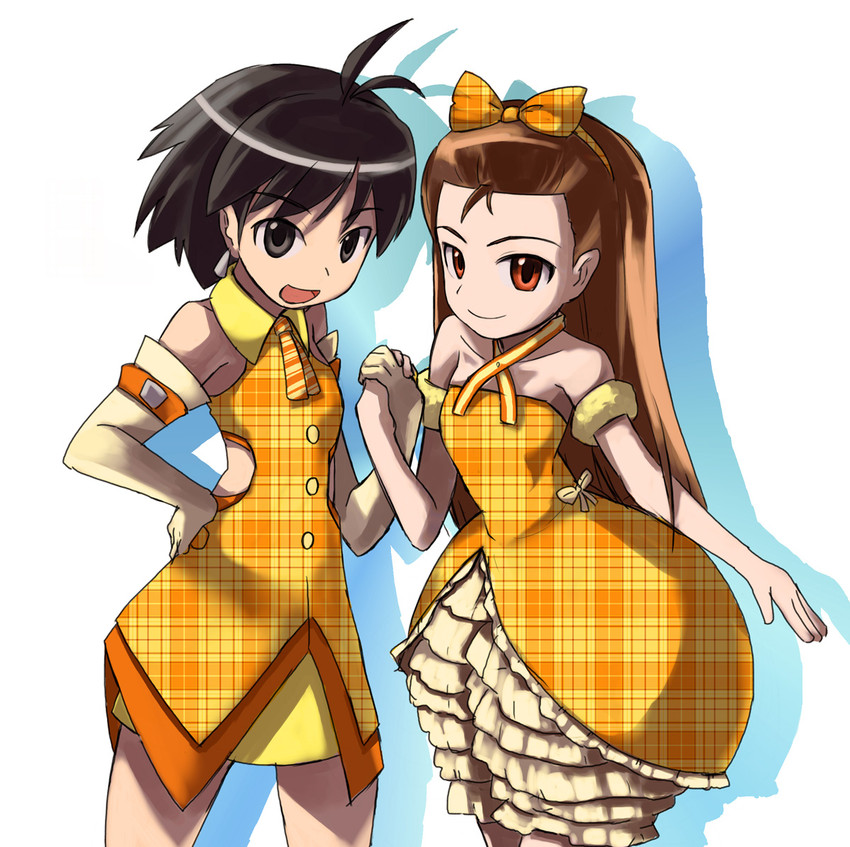 kikuchi makoto and minase iori (idolmaster and 1 more) drawn by hirosato