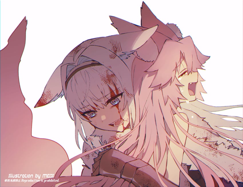 tamamo, koyanskaya, and dobrynya nikitich (fate and 1 more) drawn by meiji_ken