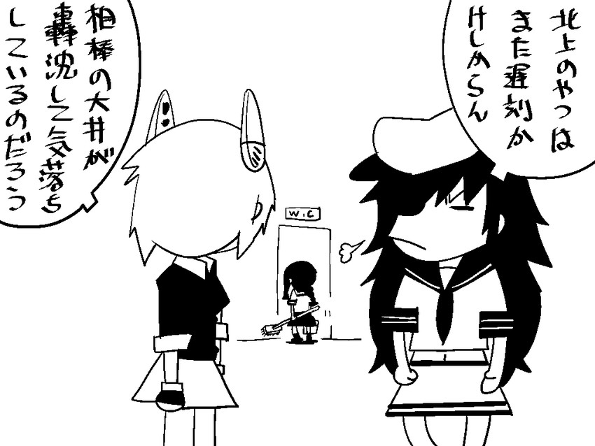 tenryuu, kitakami, and kiso (kantai collection) drawn by higa_izuru_(idsuru)