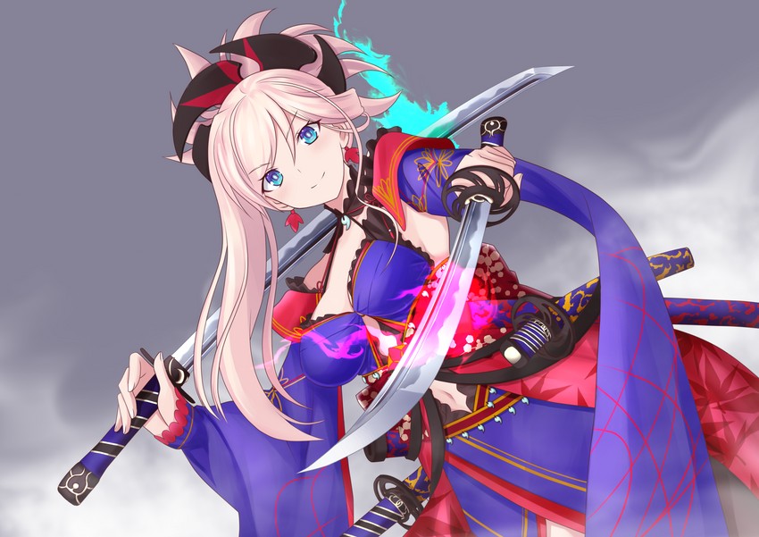 miyamoto musashi (fate and 1 more) drawn by pipin_try