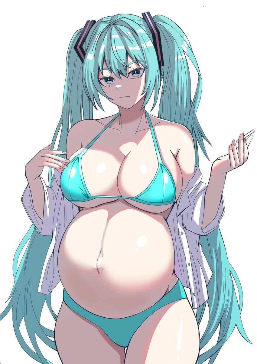 hatsune miku (vocaloid) drawn by stark_(shitake)
