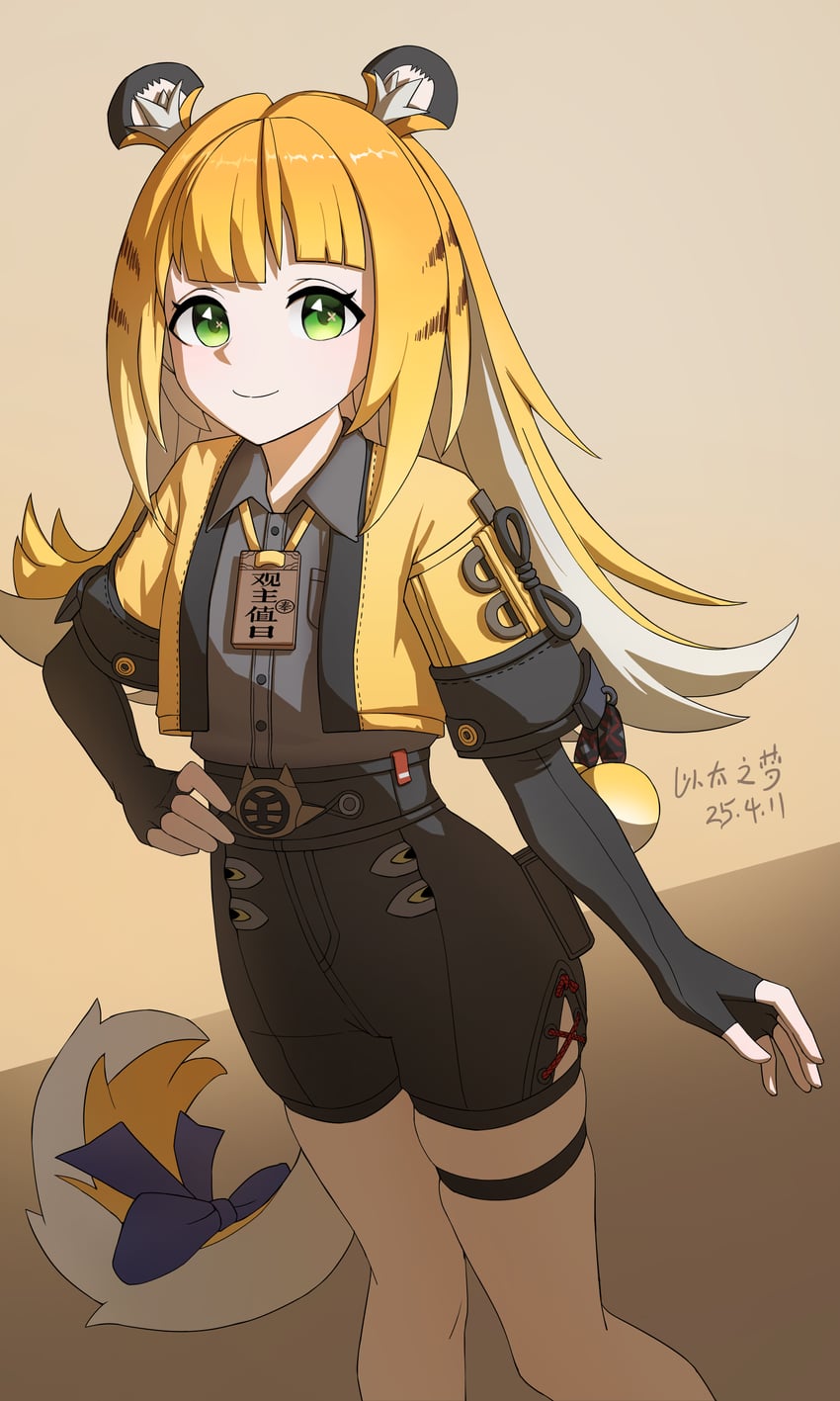 ju fufu (zenless zone zero) drawn by yitai_zhi_meng