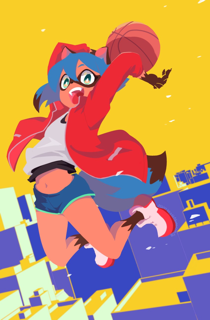 kagemori michiru (brand new animal) drawn by suke_(hidarimigi)