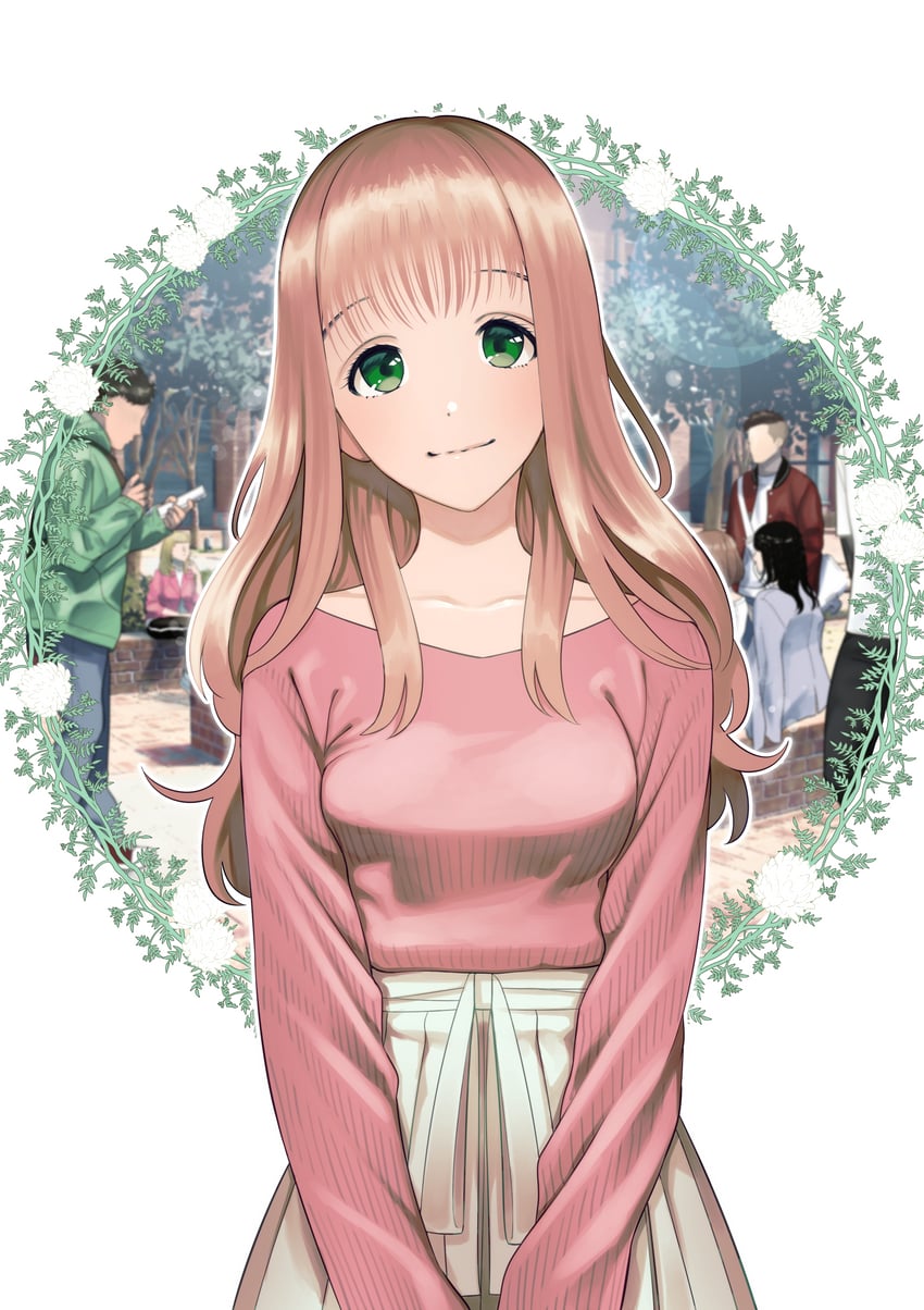 chiarashi mahina (scary campus college university) drawn by nagashii_kouhei