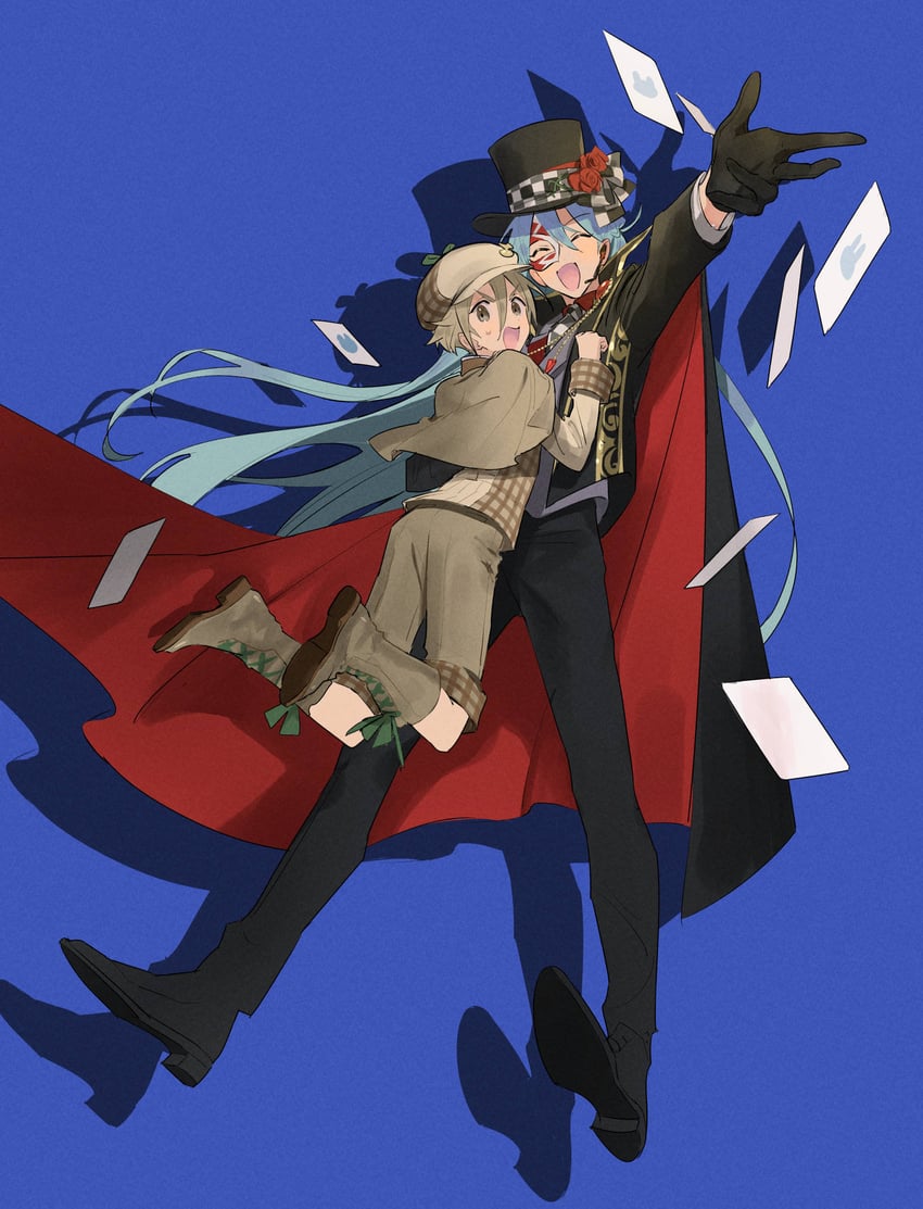 hibiki wataru and mashiro tomoya (ensemble stars!) drawn by rice_(rice8p)