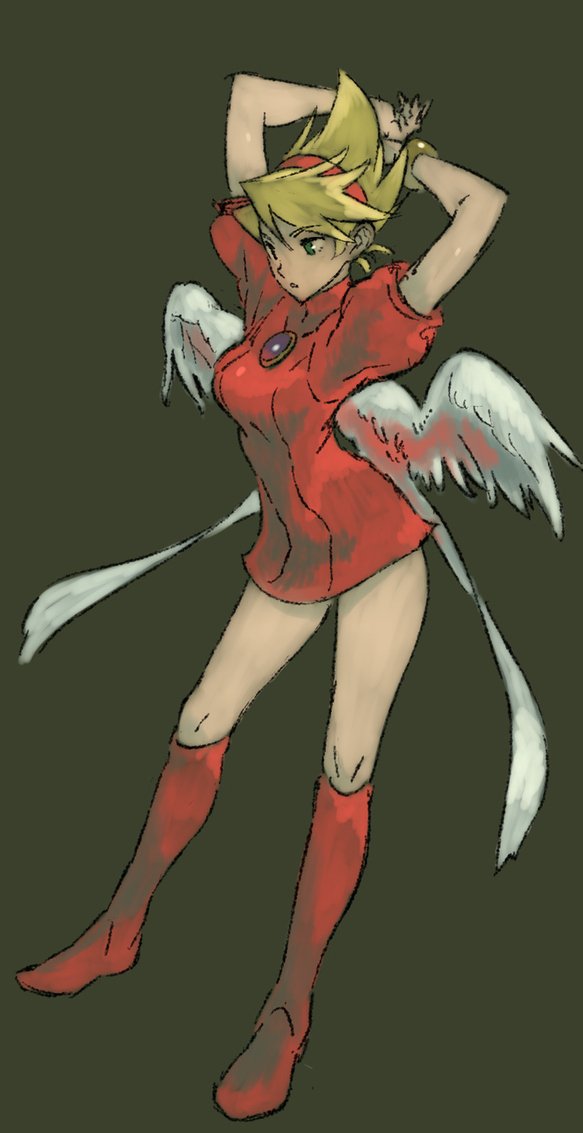 nina (breath of fire and 1 more) drawn by howoji
